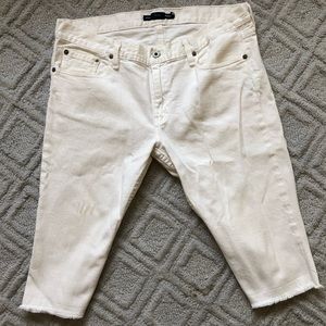 White Ralph Lauren Sport Capris
